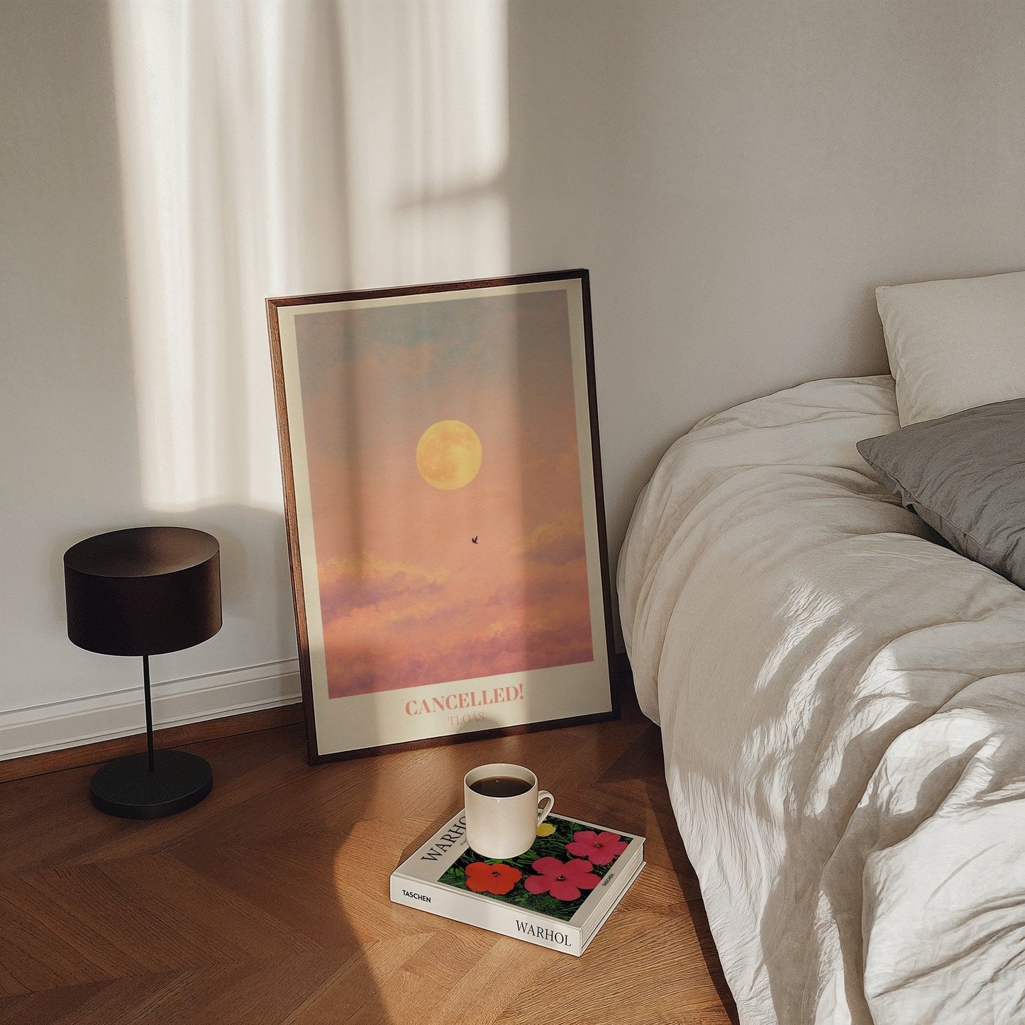 Cancelled lyric wall art print inspired by Taylor Swift in a frame