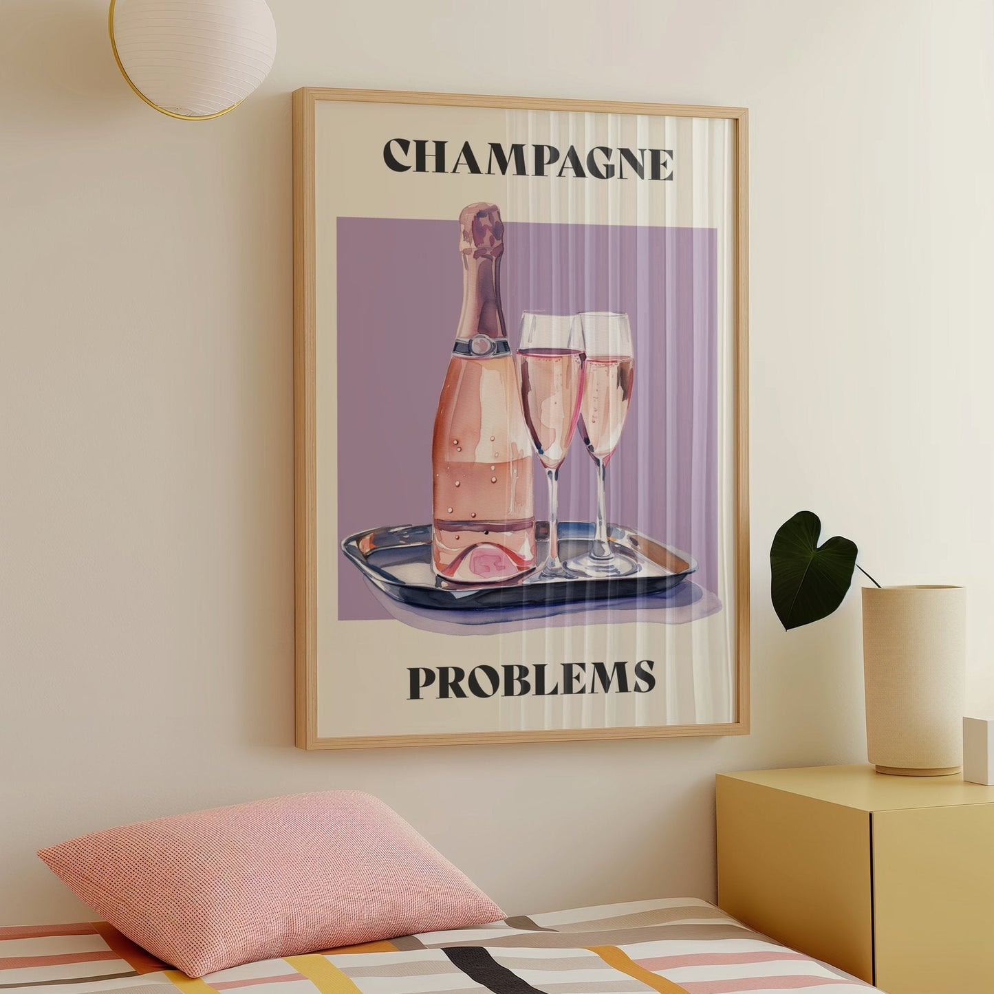 Champagne Problems Print