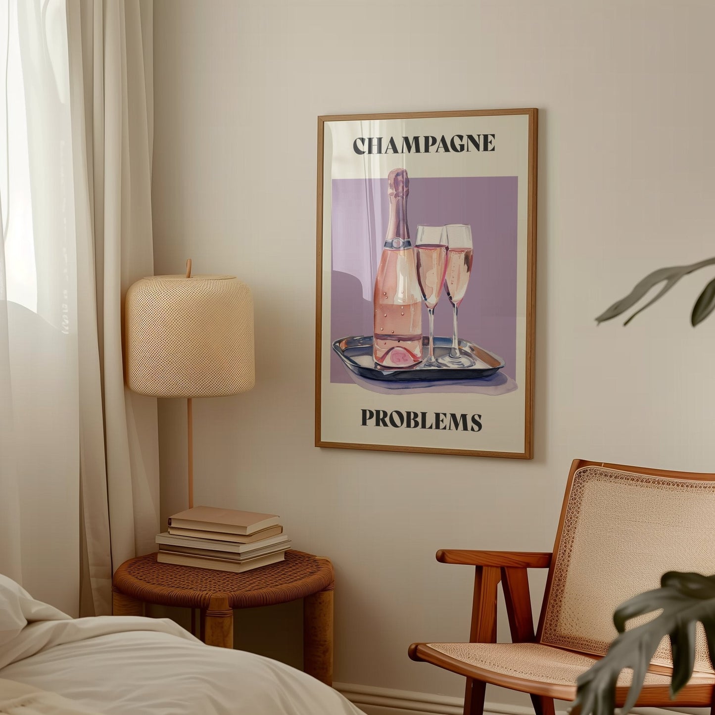 Champagne Problems Print