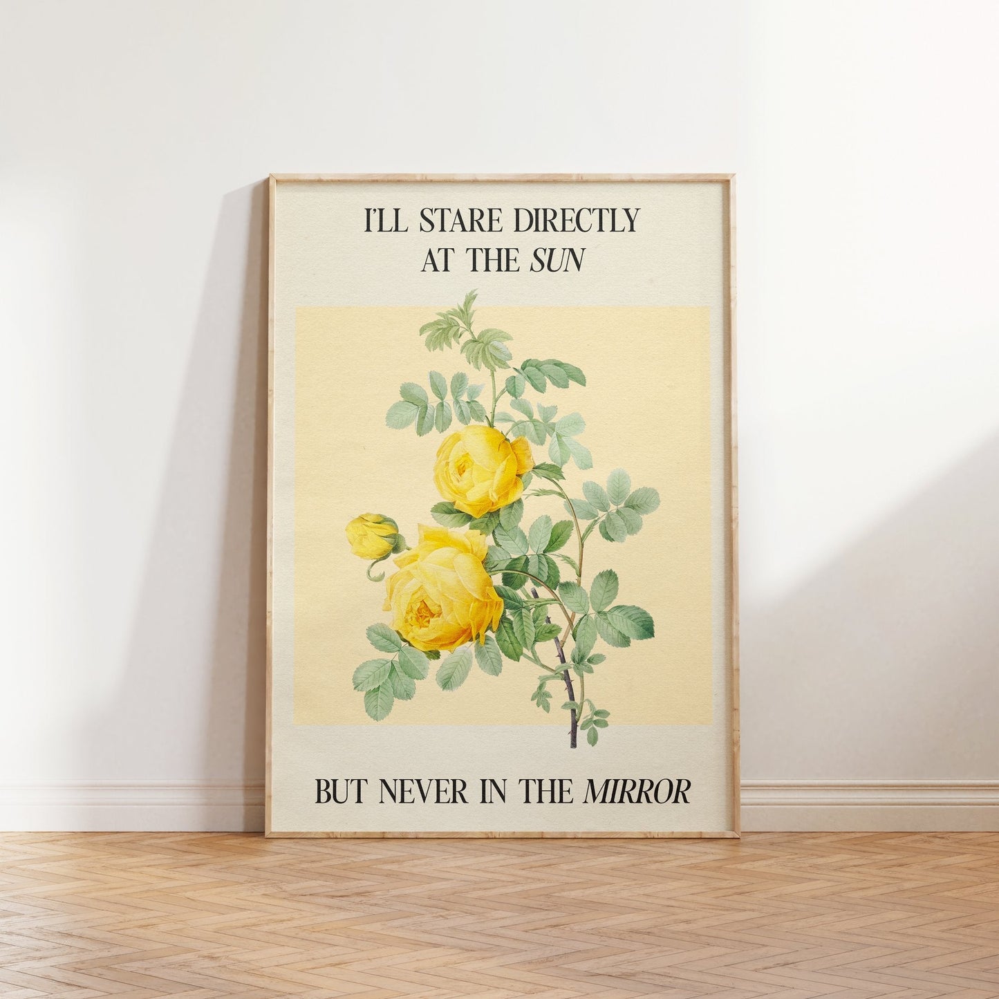 I Stare Directly At The Sun Print