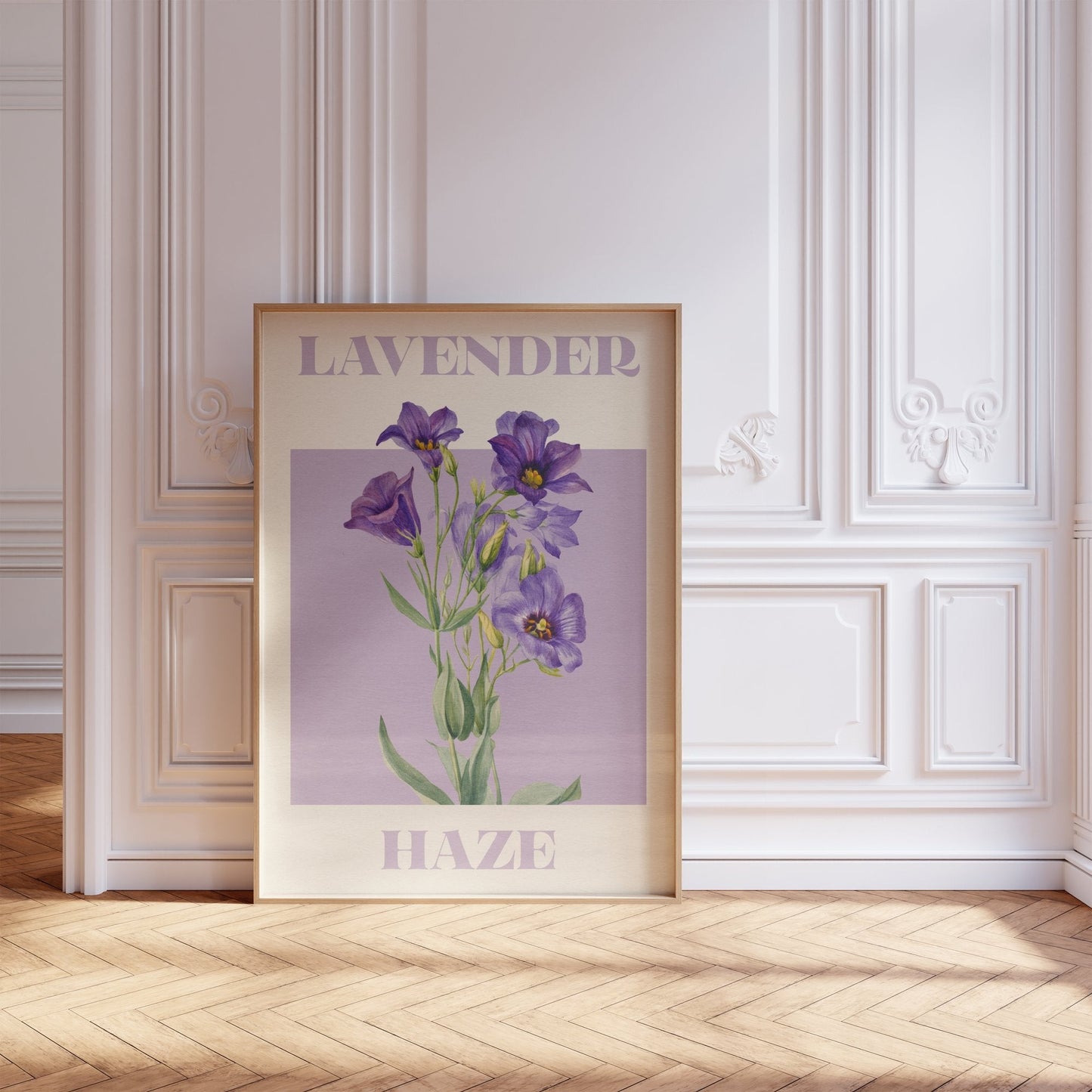 Lavender Haze Flower Print