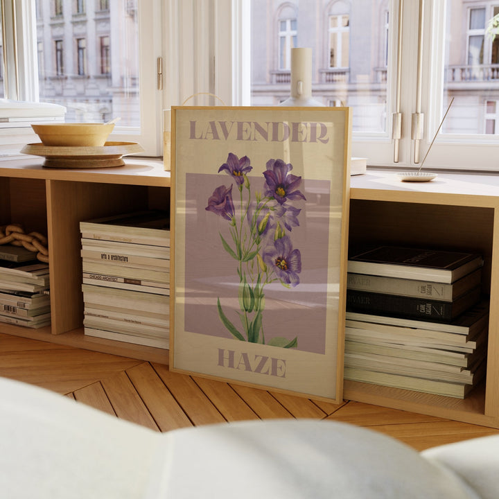 Lavender Haze Flower Print