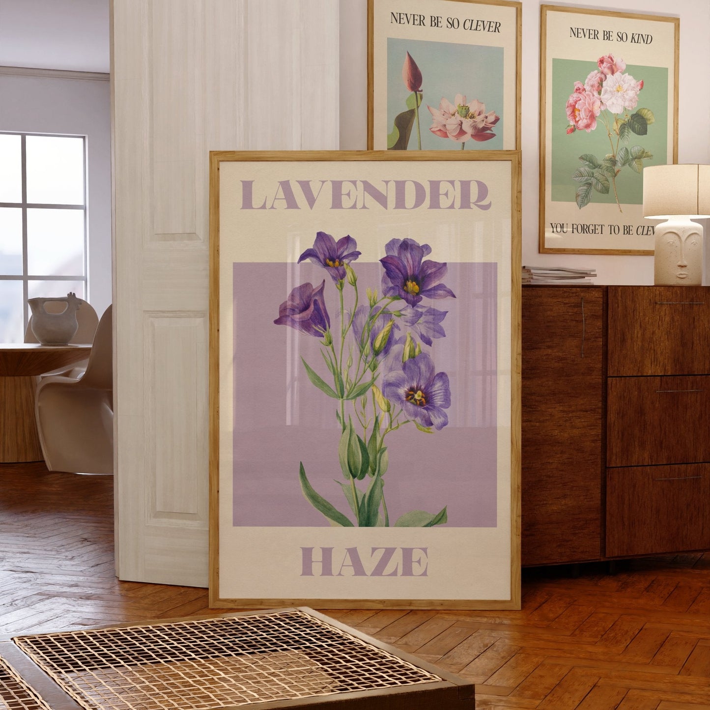 Lavender Haze Flower Print
