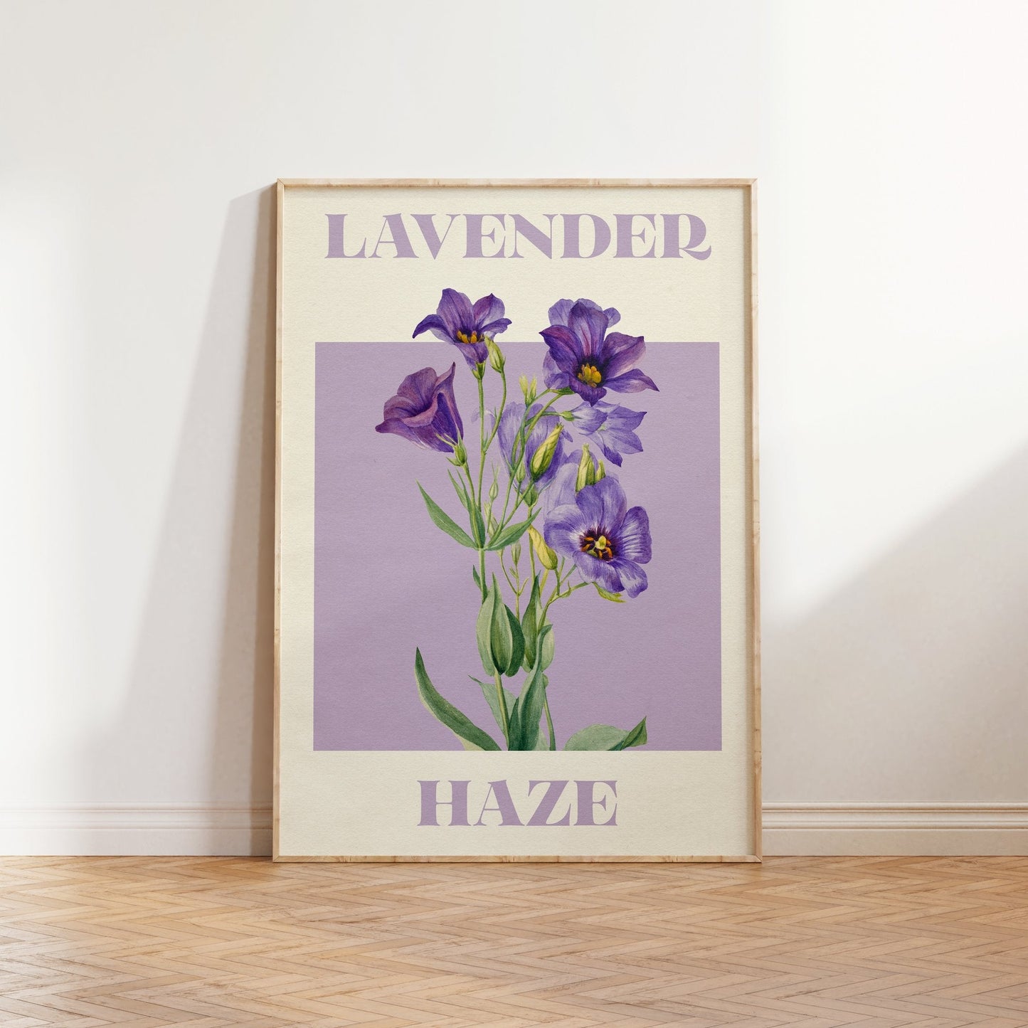 Lavender Haze Flower Print