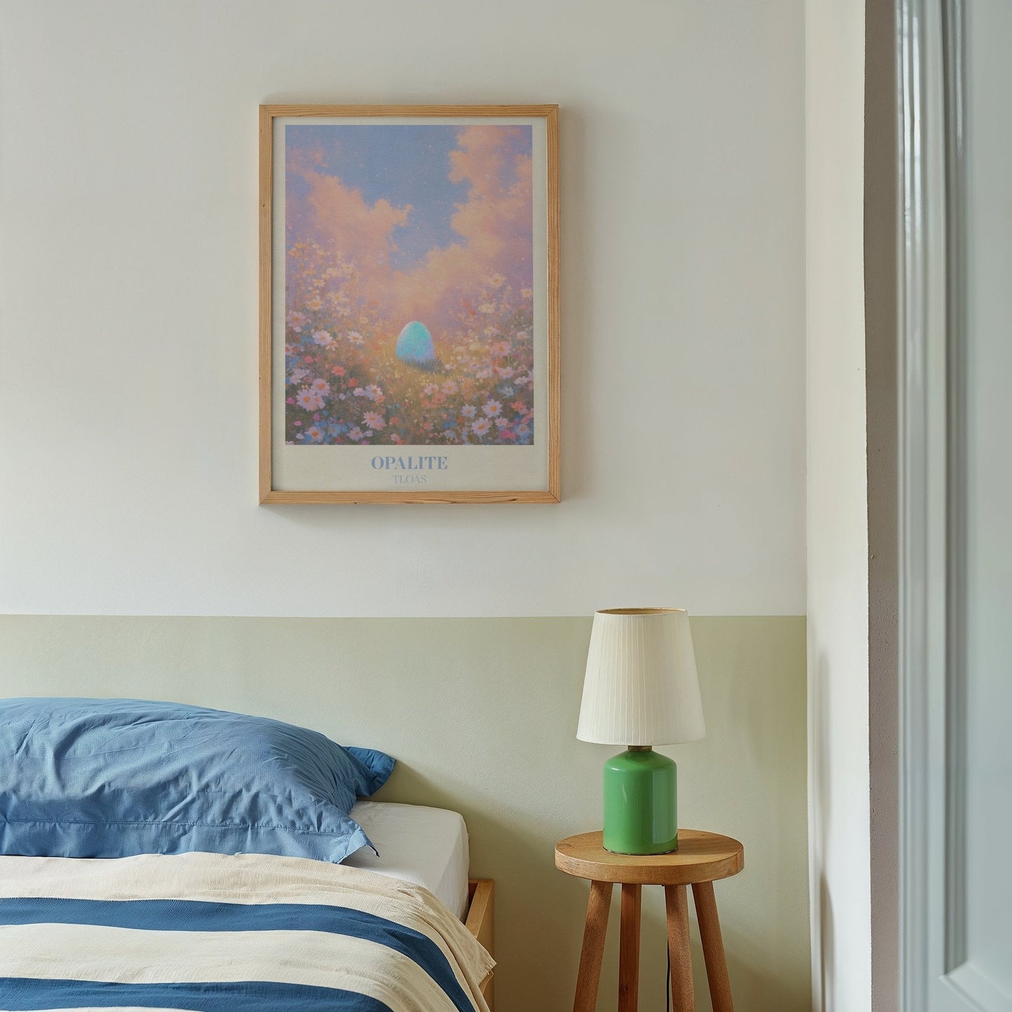 Opalite lyric wall art print inspired by Taylor Swift in a frame