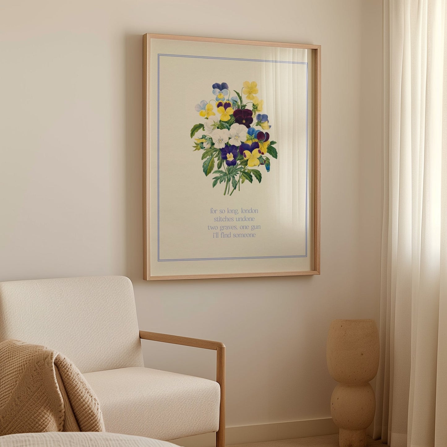 So Long London Floral Print