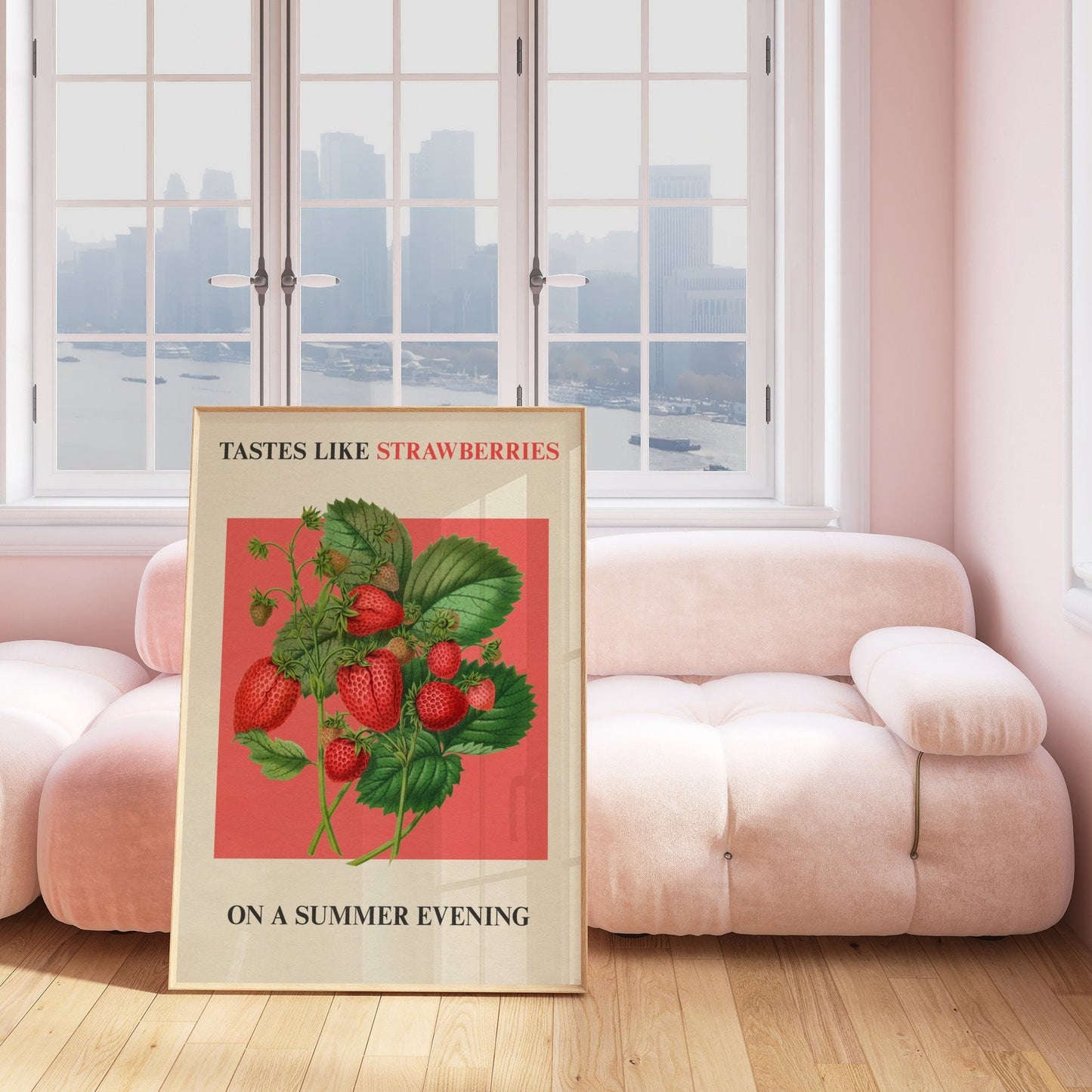 Strawberries On A Summer Evening Botanical Print