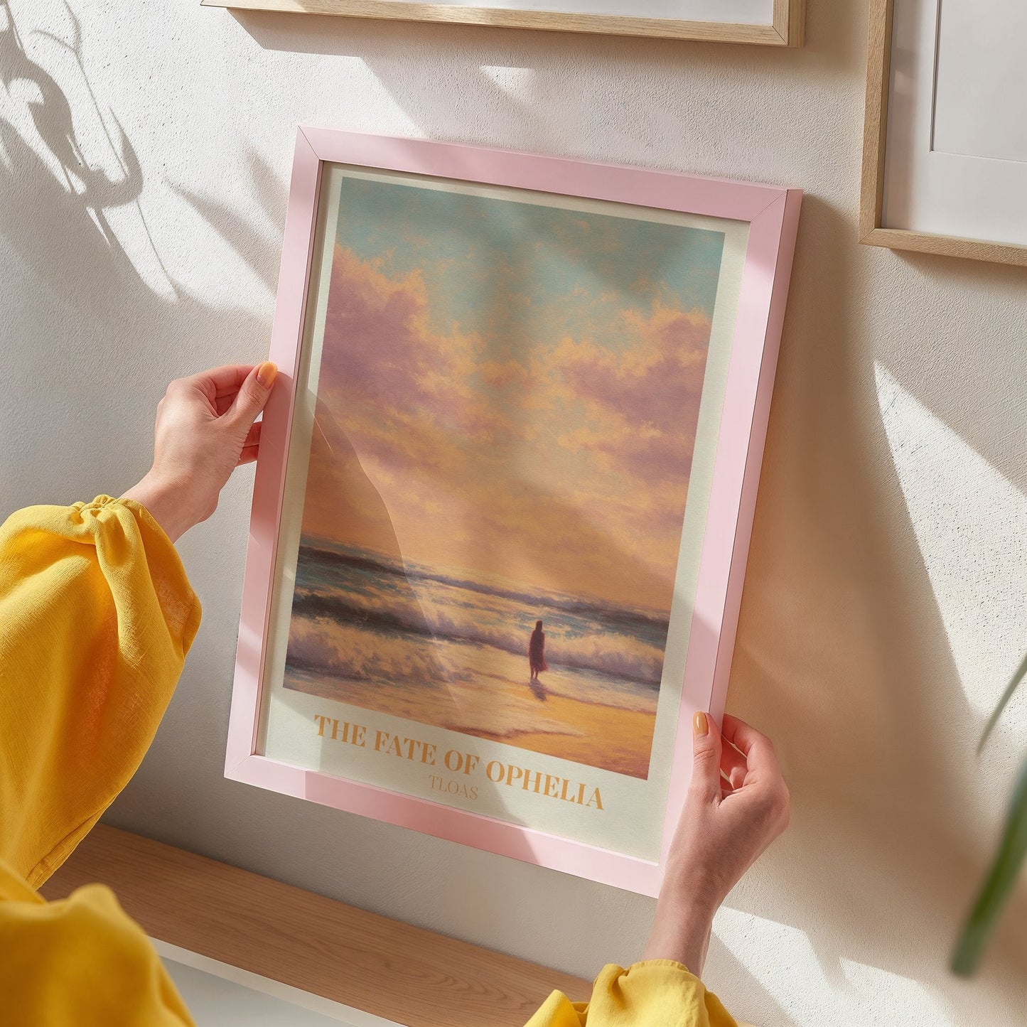 The Fate Of Ophelia lyric wall art print inspired by Taylor Swift in a frame