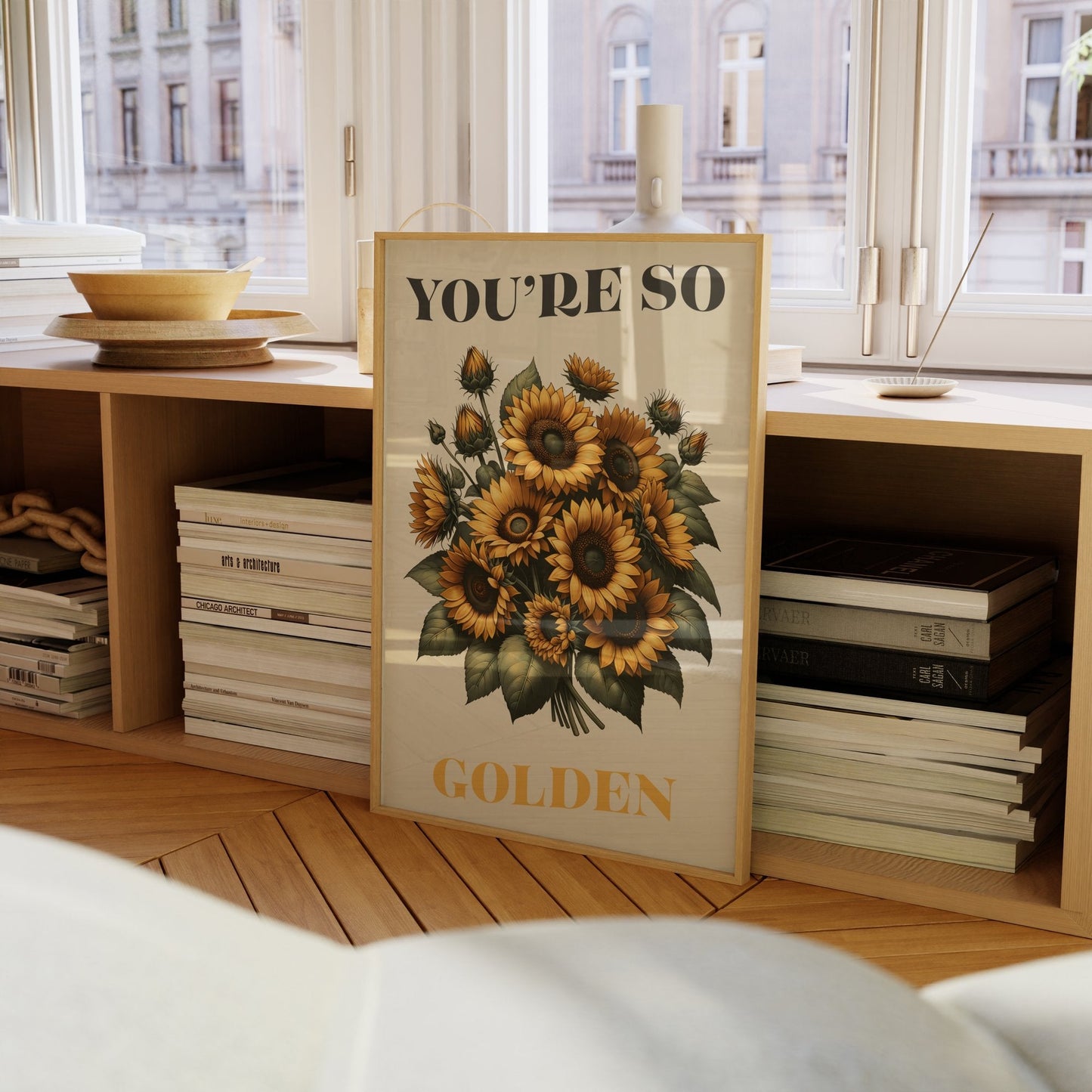 You're So Golden Sunflower Print