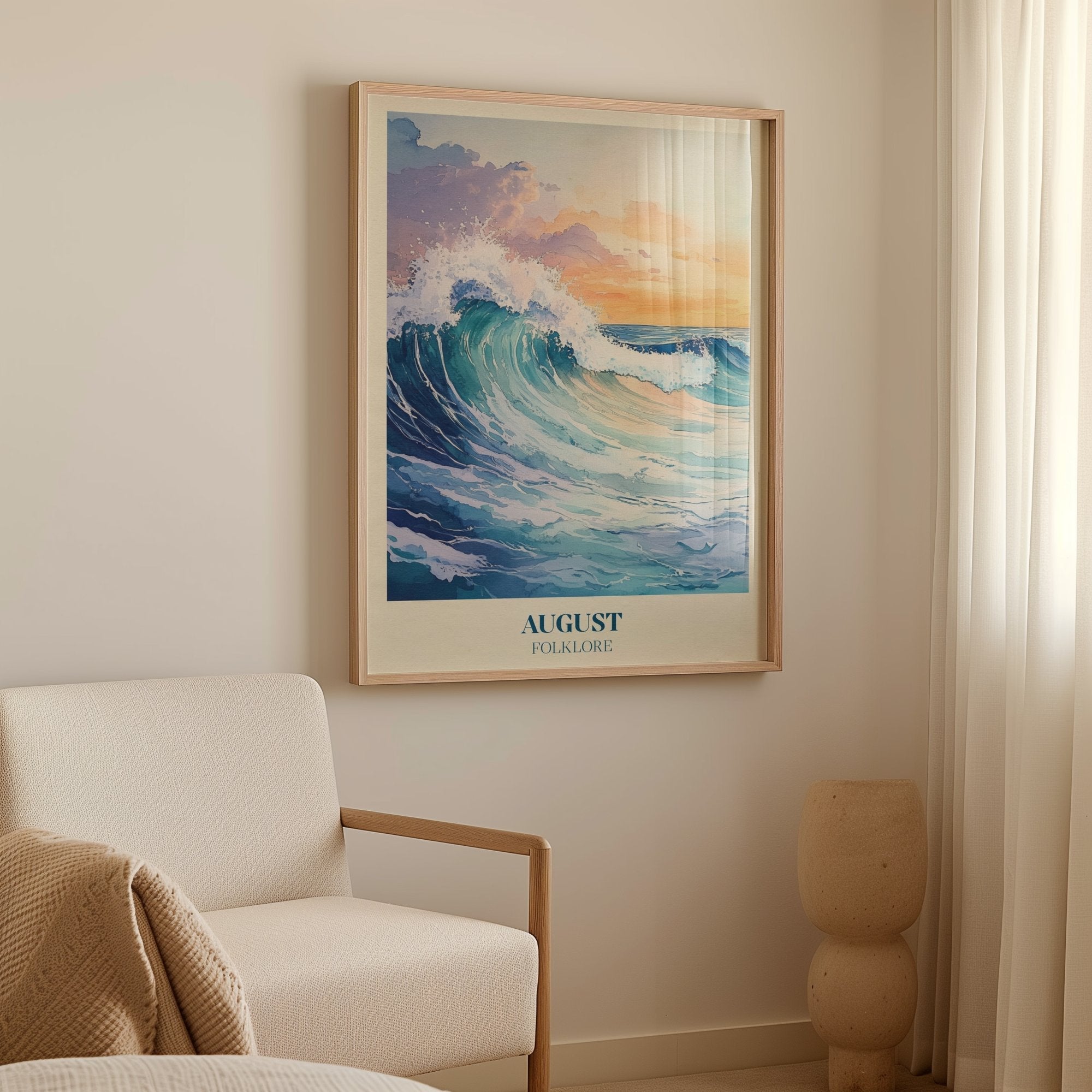 August Print | Taylor Swift Folklore Wall Art – Sutton Prints Co.