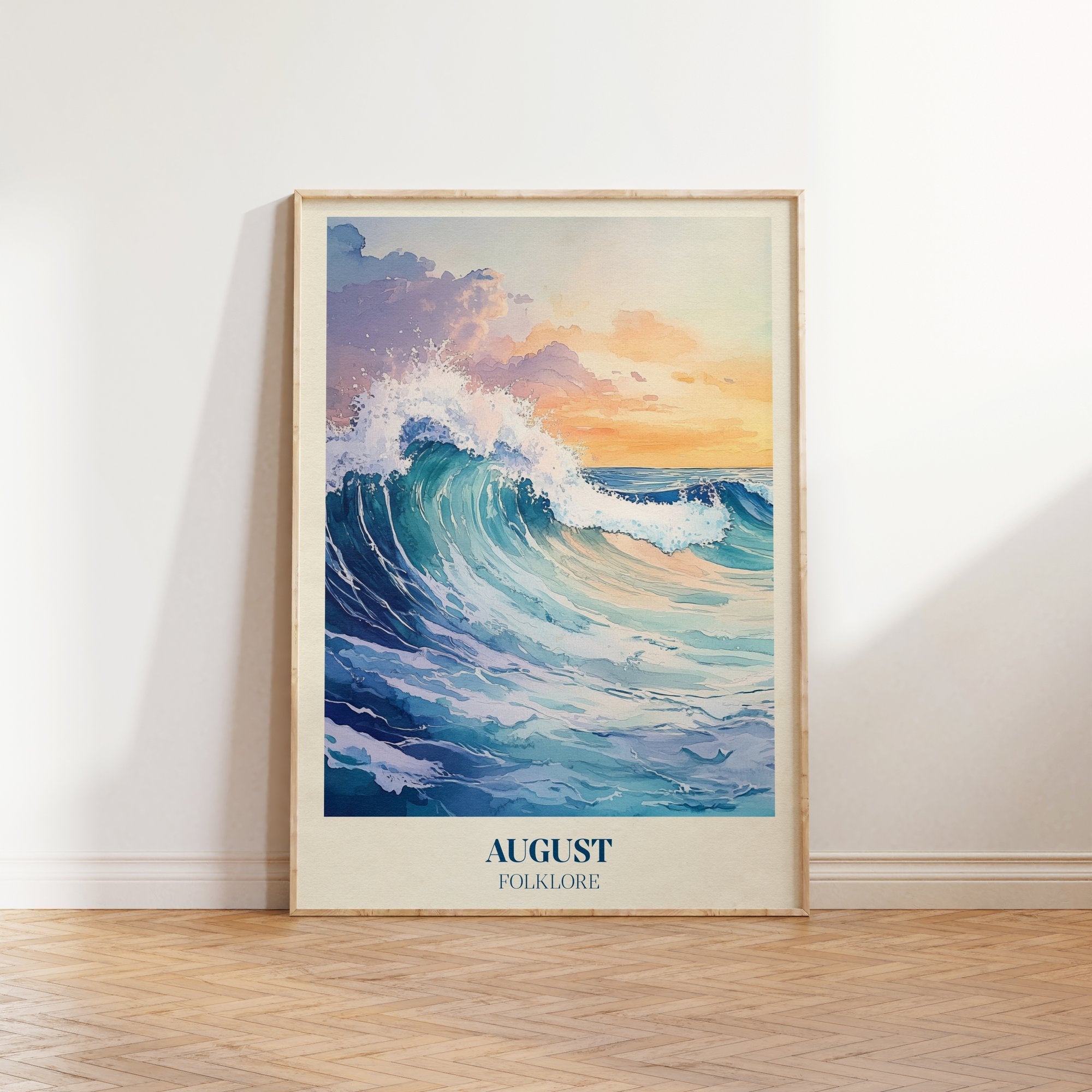 Chris Sutton 限定版直筆アートプリント August Print | Taylor Swift Folklore Wall Art – Sutton Prints Co.
