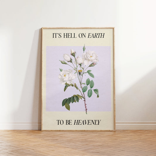 Hell On Earth To Be Heavenly - Clara Bow Print