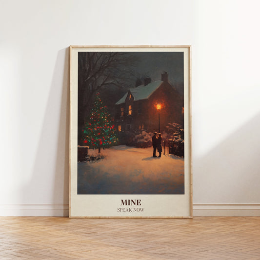 Mine Christmas Print