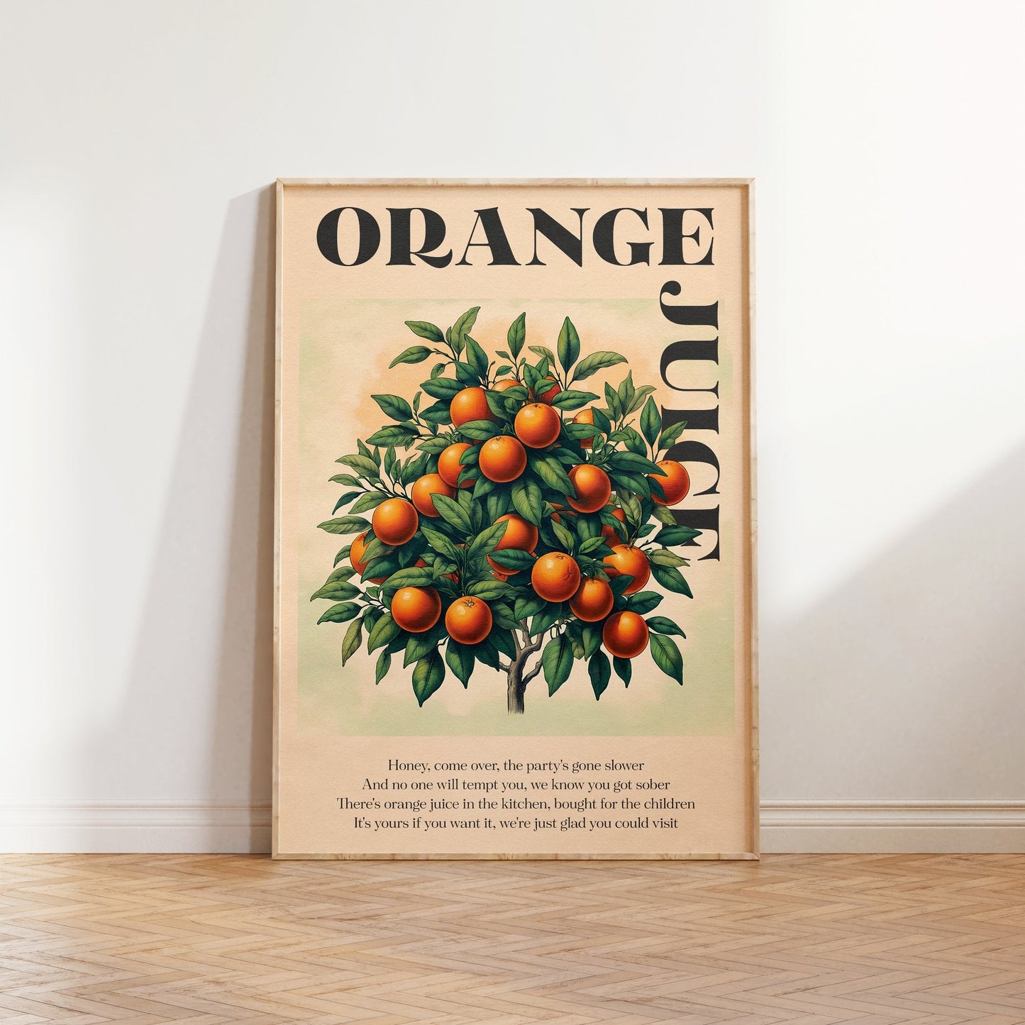 Orange Juice Print