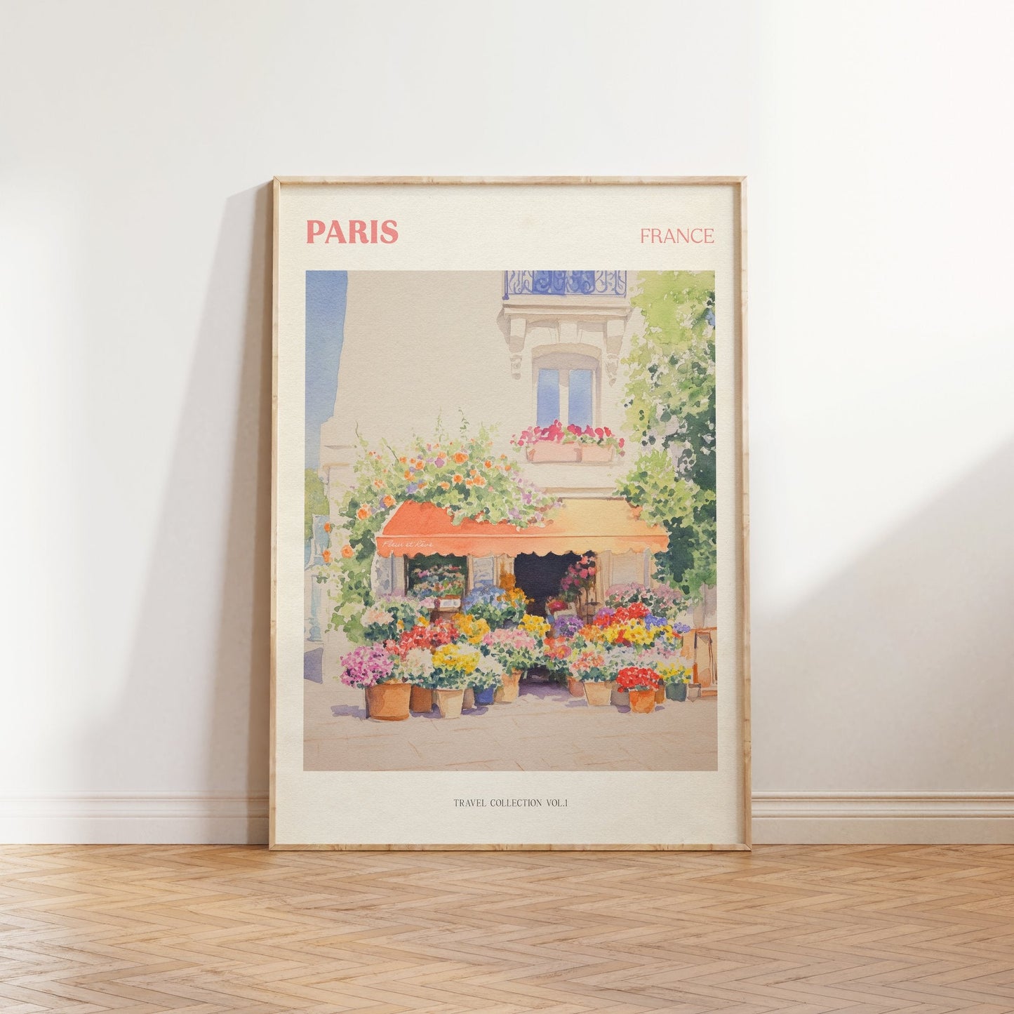 Fleur et Rêve Paris Flower Stall Print