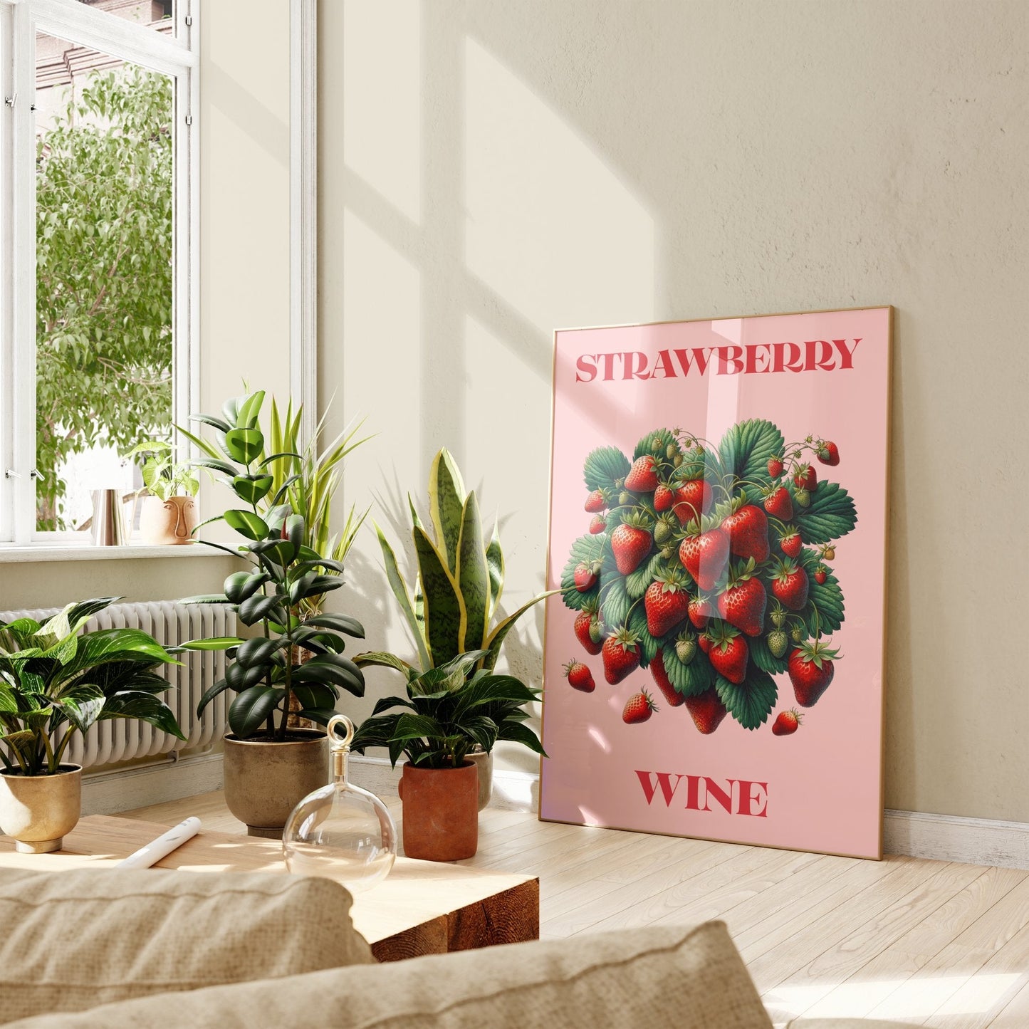 Strawberry Wine Print