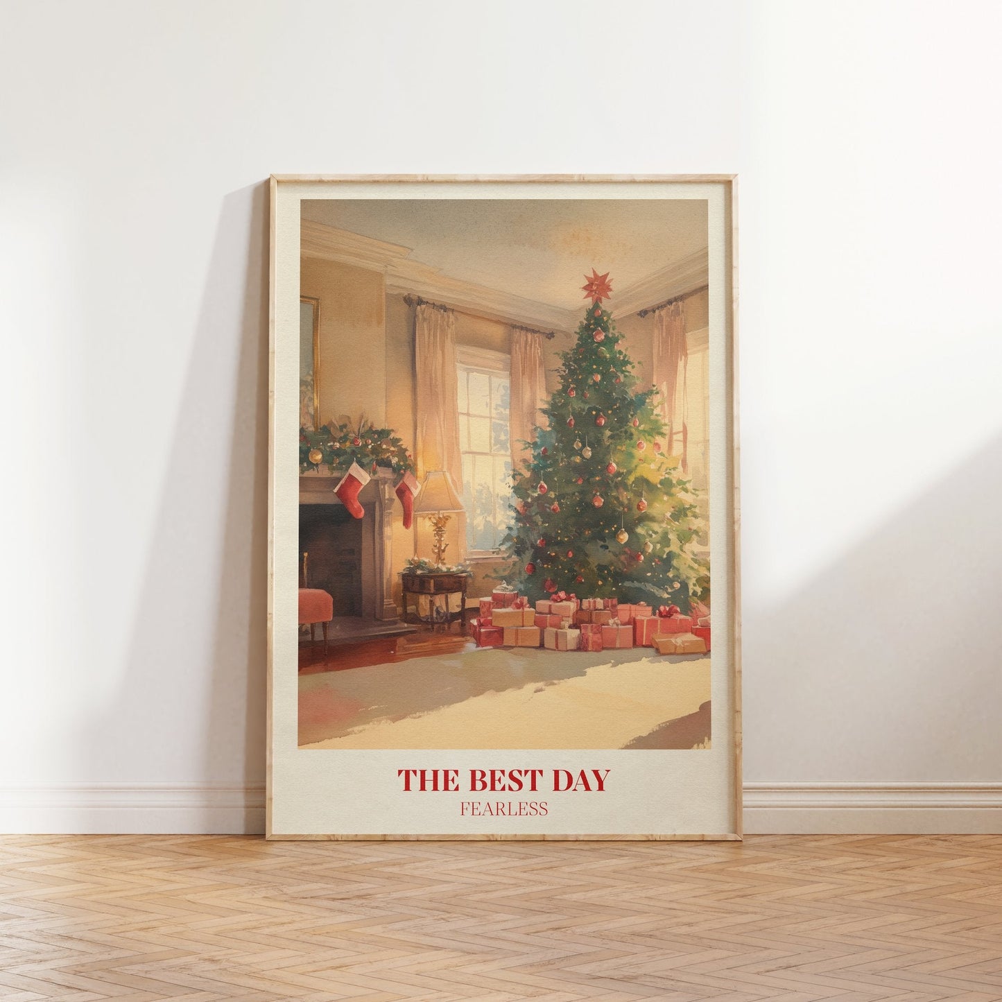 The Best Day Christmas Print