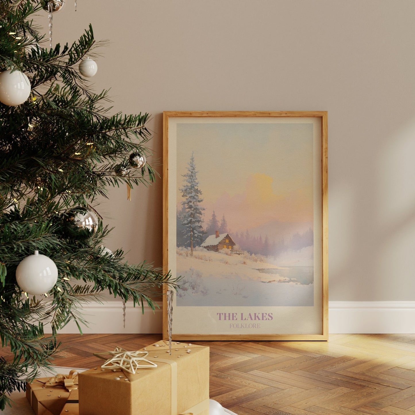 The Lakes Christmas Print