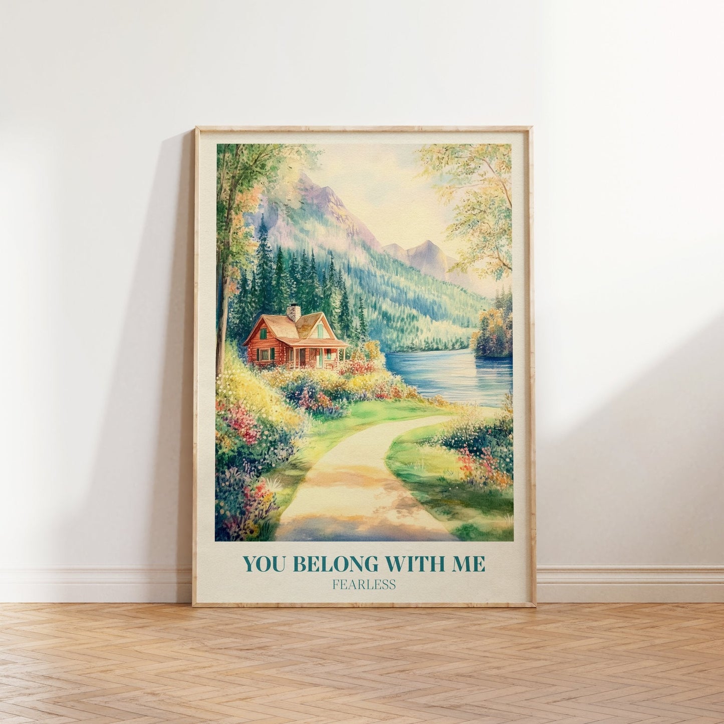 You Belong With Me Print