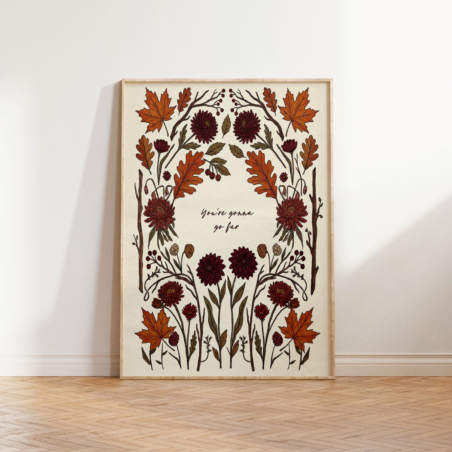 You're Gonna Go Far Lyric Print