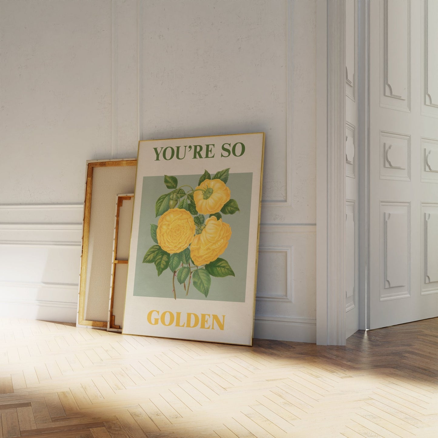 You're So Golden Botanical Print