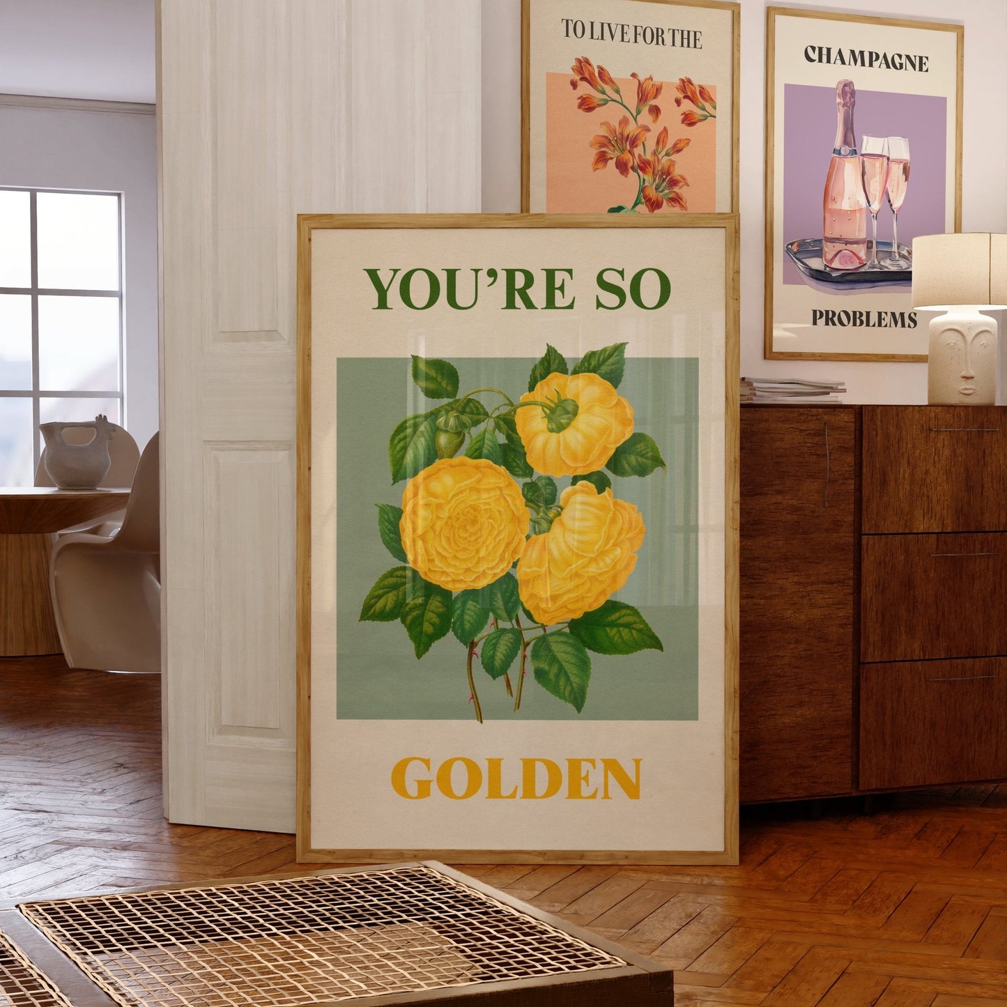 You're So Golden Botanical Print