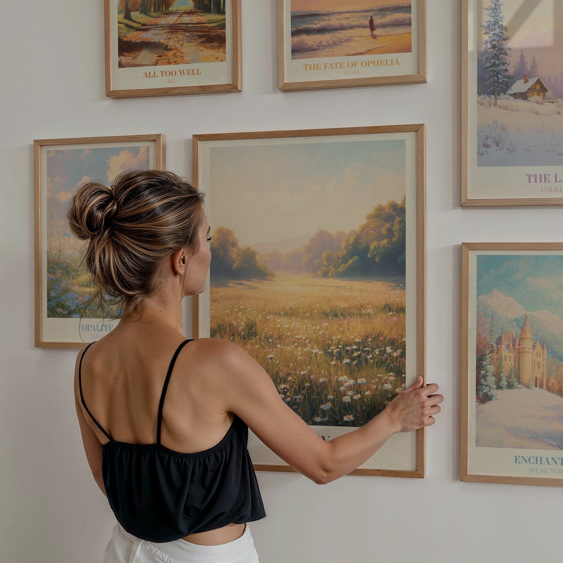 Hanging a gallery wall of Sutton prints